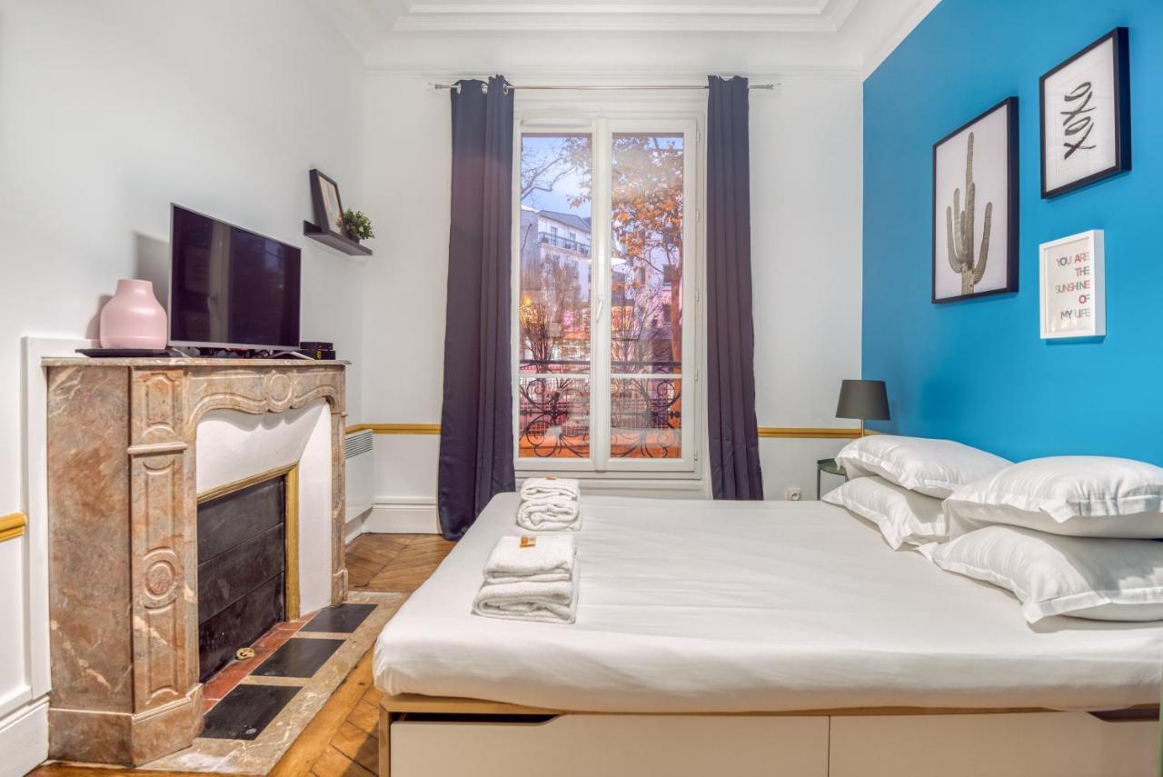 Basilique Du Sacre Coeur - Beautiful 2P Apartment Paris Bagian luar foto